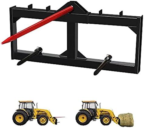 skid steer hay spear attachment|quick attach hay spear attachments.